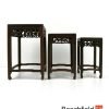 Cascade Style Bonsai Display Stand Rosewood Set