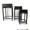 Cascade Style Bonsai Display Stand Rosewood Set