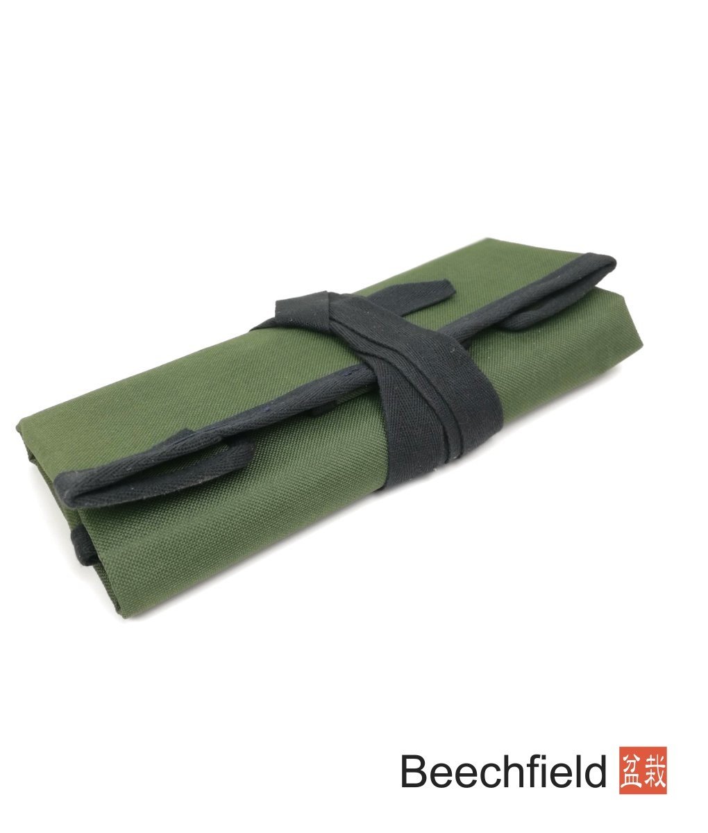 Basic Bonsai Green Canvas Tool Roll Case Beechfield Bonsai