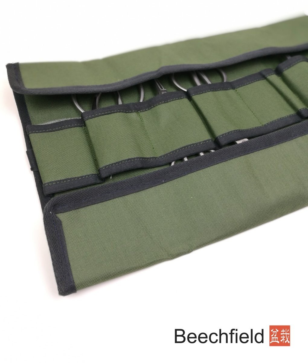 Basic Bonsai Green Canvas Tool Roll Case Beechfield Bonsai