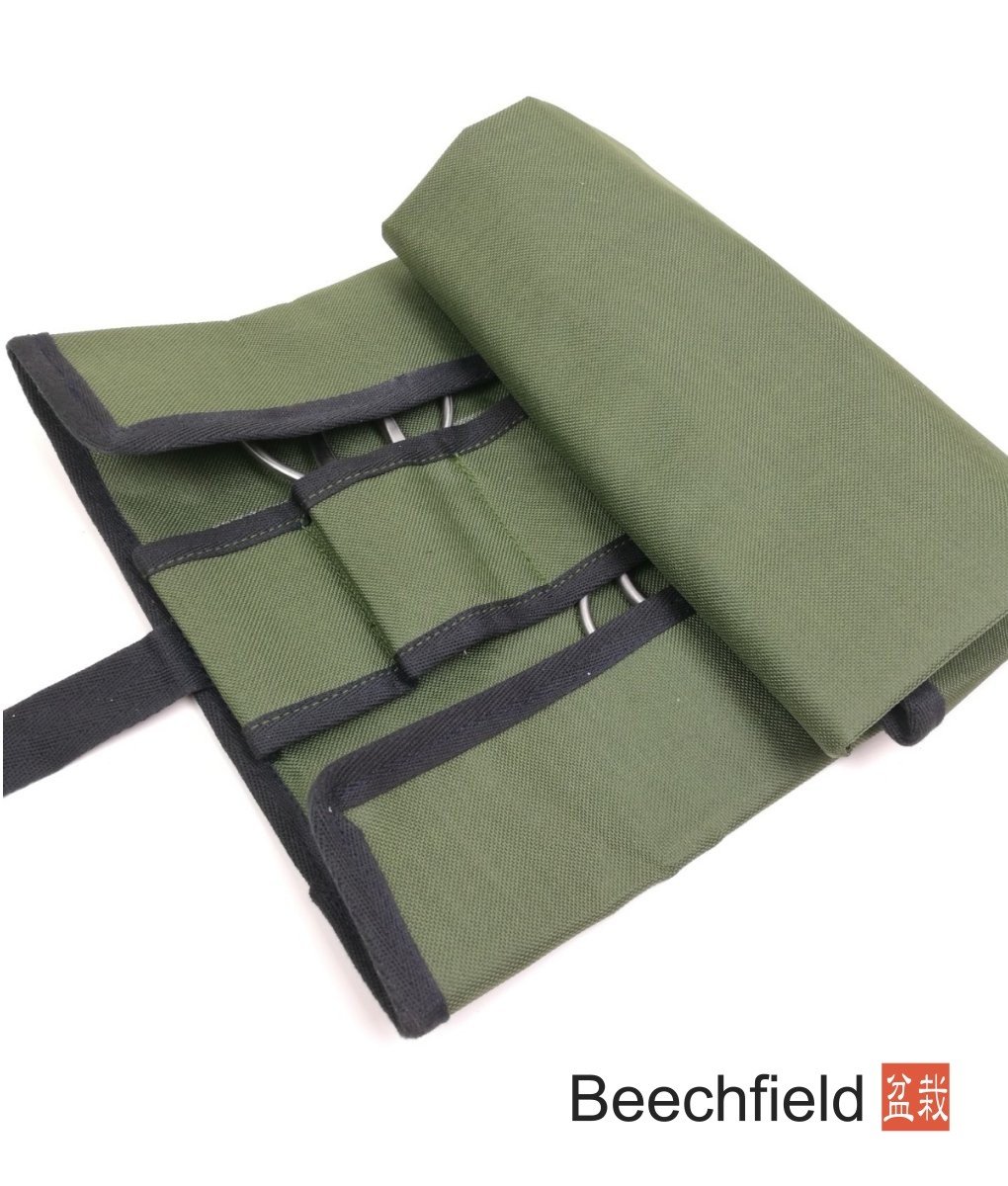 Basic Bonsai Green Canvas Tool Roll Case Beechfield Bonsai