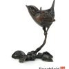 2034 Wren Bronze Figure Figurine Miniature Butler Peach Beechfield Bonsai
