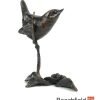 2034 Wren Bronze Figure Figurine Miniature Butler Peach Beechfield Bonsai