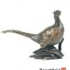 2076 Pheasant Bronze Figure Figurine Miniature Butler Peach Beechfield Bonsai