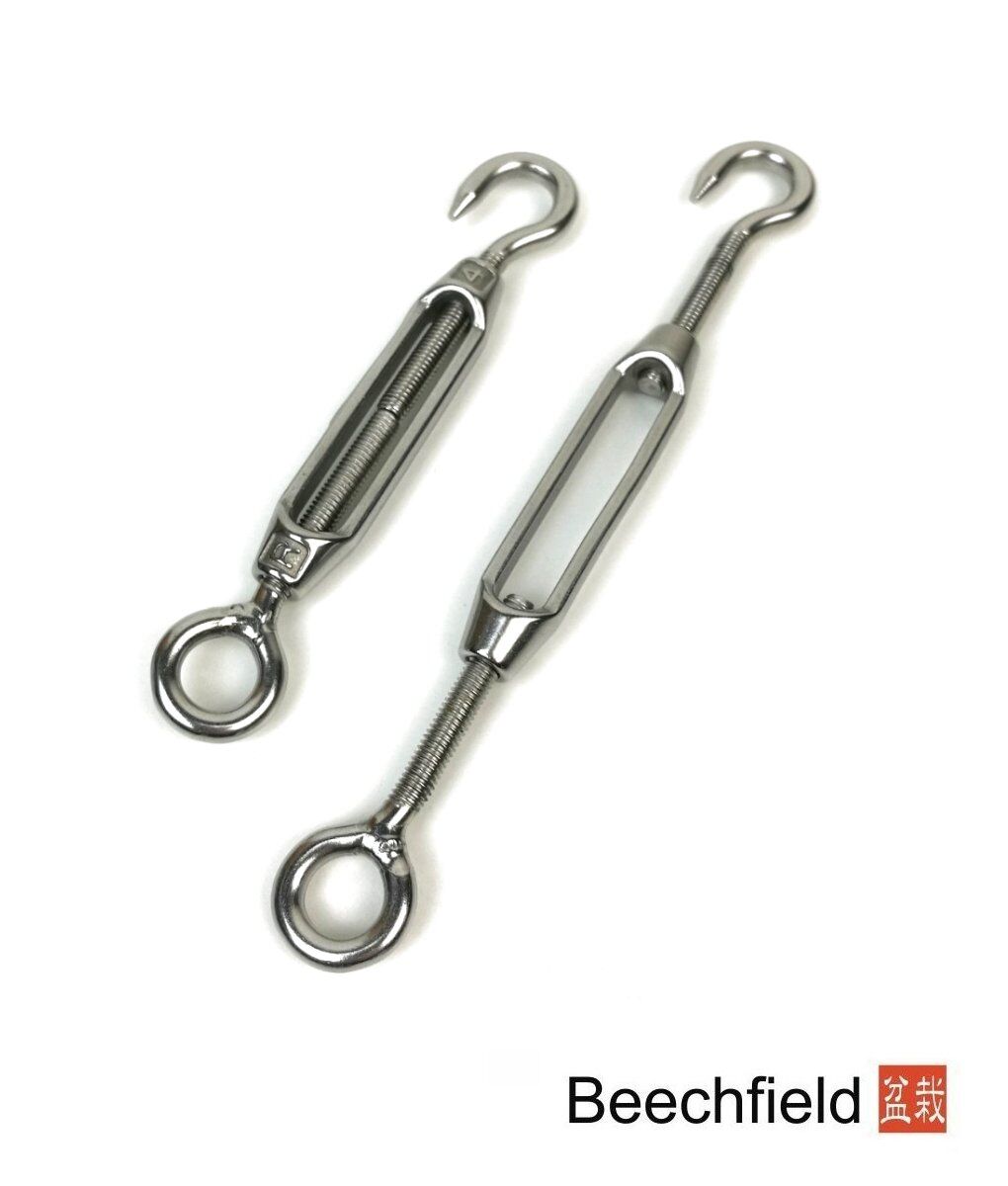 BB-TB01 110mm 150mm Bonsai Turnbuckle Tensioner Stainless Steel Beechfield Bonsai