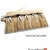 BB-LTR-RK_98L Leather Five 5 Pocket Bonsai Tool Roll Beechfield Bonsai