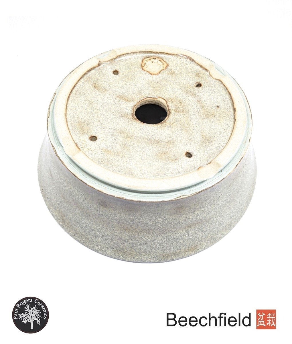 BB-PROGERS-G004 Paul Rogers Basket Grey Glazed Round Bonsai Pot Beechfield Bonsai