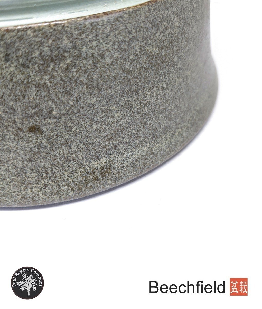 BB-PROGERS-G004 Paul Rogers Basket Grey Glazed Round Bonsai Pot Beechfield Bonsai