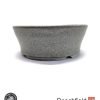 BB-PROGERS-G007 Paul Rogers Basket Grey Glazed Round Bonsai Pot Beechfield Bonsai