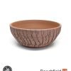 BB-PROGERS-U001 Paul Rogers Unglazed Round Crackle Pot 184mm Beechfield Bonsai