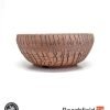 BB-PROGERS-U003 Paul Rogers Unglazed Round Crackle Pot Beechfield Bonsai