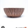 BB-PROGERS-U010 Paul Rogers Unglazed Round Crackle Pot Beechfield Bonsai