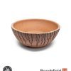 BB-PROGERS-U005 Paul Rogers Unglazed Round Crackle Pot Beechfield Bonsai