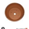 BB-PROGERS-U008 Paul Rogers Unglazed Round Crackle Pot Beechfield Bonsai