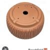 BB-PROGERS-U008 Paul Rogers Unglazed Round Crackle Pot Beechfield Bonsai