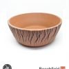 BB-PROGERS-U009 Paul Rogers Unglazed Round Crackle Pot Beechfield Bonsai