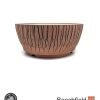 BB-PROGERS-U010 Paul Rogers Unglazed Round Crackle Pot Beechfield Bonsai