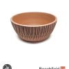 BB-PROGERS-U010 Paul Rogers Unglazed Round Crackle Pot Beechfield Bonsai