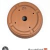 BB-PROGERS-U010 Paul Rogers Unglazed Round Crackle Pot Beechfield Bonsai