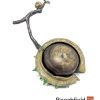 1089 Large Conker Bronze Figurine Figure Miniature Collectable Limited Beechfield Bonsai