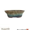 BB-ERIN-006 Erin 158mm Blue Oval Bonsai Pot Beechfield Bonsai